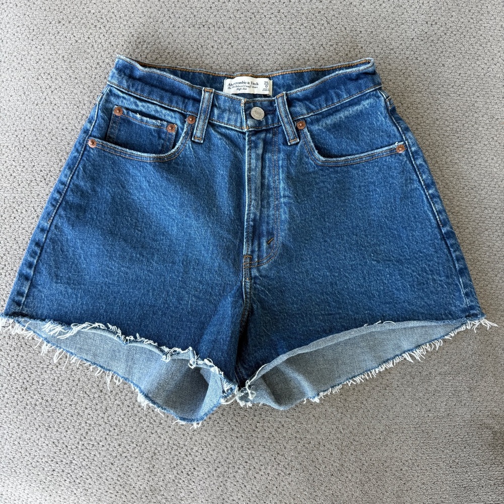 Abercrombie & Fitch Blue Jean Shorts